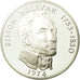 Moneta, Panama, 20 Balboas, 1974, U.S. Mint, MS(63), Srebro, KM:31