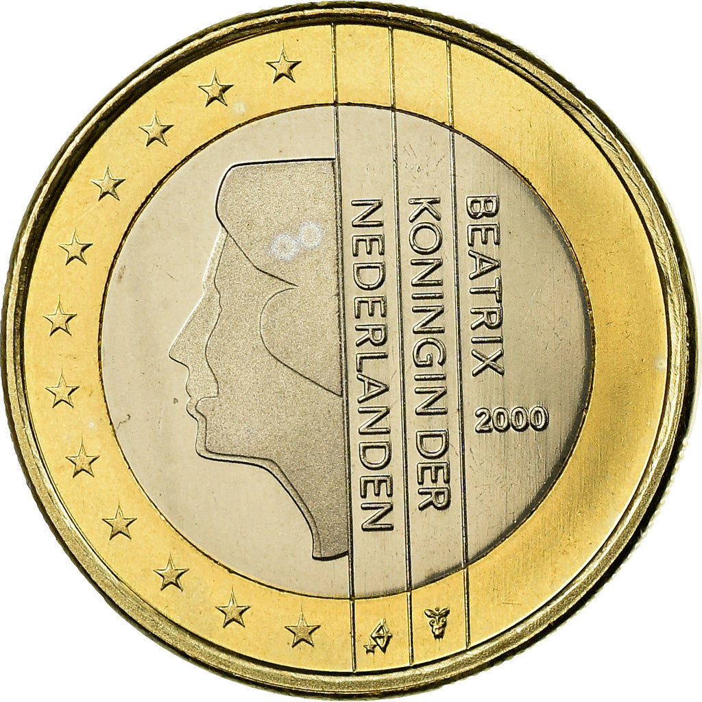 Nederland, Euro, 2000, Proof, FDC, Bi-Metallic, KM:240