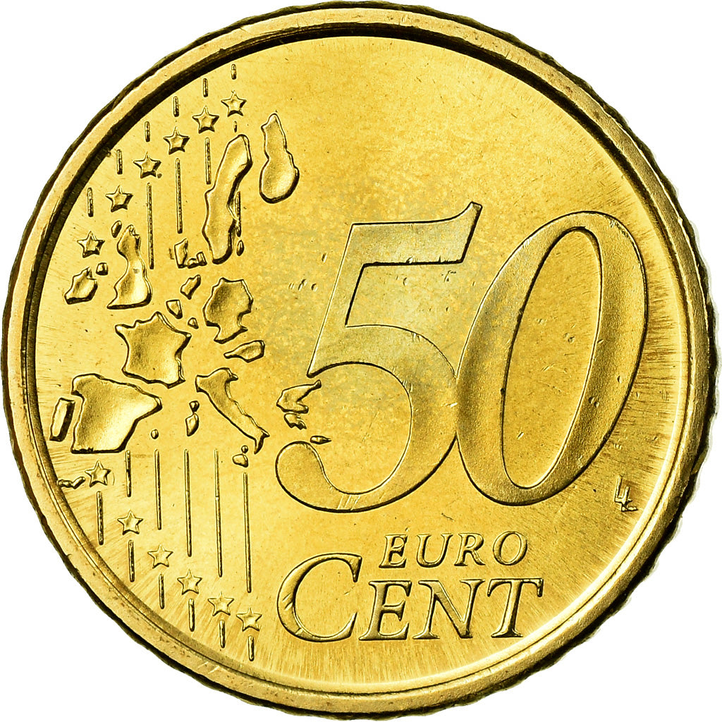 Spanien, 50 Euro Cent, 2006, UNZ, Messing, KM:1045
