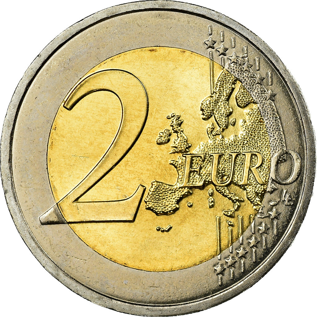 Malta, 2 Euro, 2008, Paris, MS(63), Bimetaliczny, KM:132