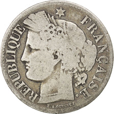 Monnaie, France, Cérès, 2 Francs, 1850, Paris, TB, Argent, KM:760.1