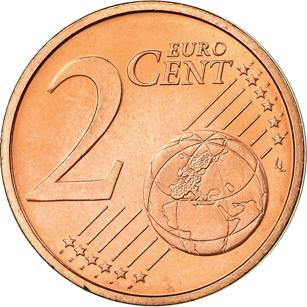 Spain, 2 Euro Cent, 2007, Colorised, MS(63), Copper Plated Steel, KM:1041