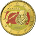 Hiszpania, 10 Euro Cent, 2007, Madrid, Colourized, MS(63), Mosiądz, KM:1070