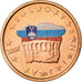 Slovenia, 2 Euro Cent, 2007, Colorised, MS(63), Copper Plated Steel, KM:69