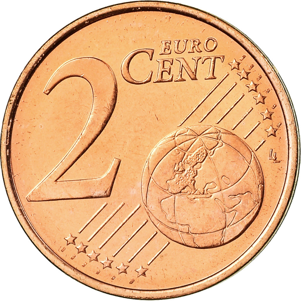 Slovenia, 2 Euro Cent, 2007, Colorised, MS(63), Copper Plated Steel, KM:69