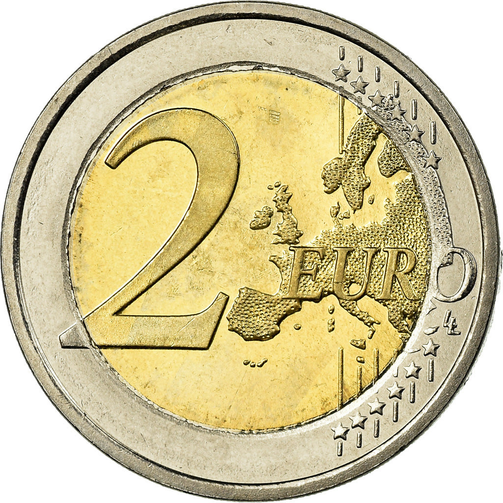 Slovenia, 2 Euro, 2007, Colorised, MS(63), Bi-Metallic, KM:75