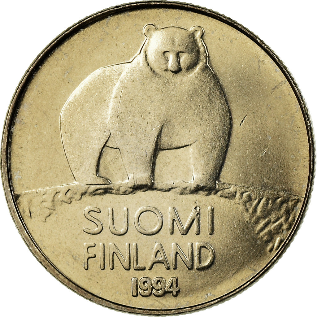 Coin, Finland, 50 Penniä, 1994, MS(63), Copper-nickel, KM:66