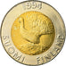 Coin, Finland, 10 Markkaa, 1994, MS(63), Bi-Metallic, KM:77