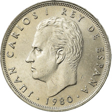 Moneta, Hiszpania, Juan Carlos I, 25 Pesetas, 1982, MS(63), Miedź-Nikiel