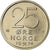 Moneda, Noruega, Olav V, 25 Öre, 1974, BC+, Cobre - níquel, KM:417