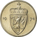 Coin, Norway, Olav V, 50 Öre, 1997, MS(63), Copper-nickel, KM:418