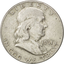 UNITED STATES, Franklin Half Dollar, Half Dollar, 1961, U.S. Mint, KM #199,...
