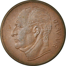 Coin, Norway, Olav V, 5 Öre, 1973, MS(63), Bronze, KM:405