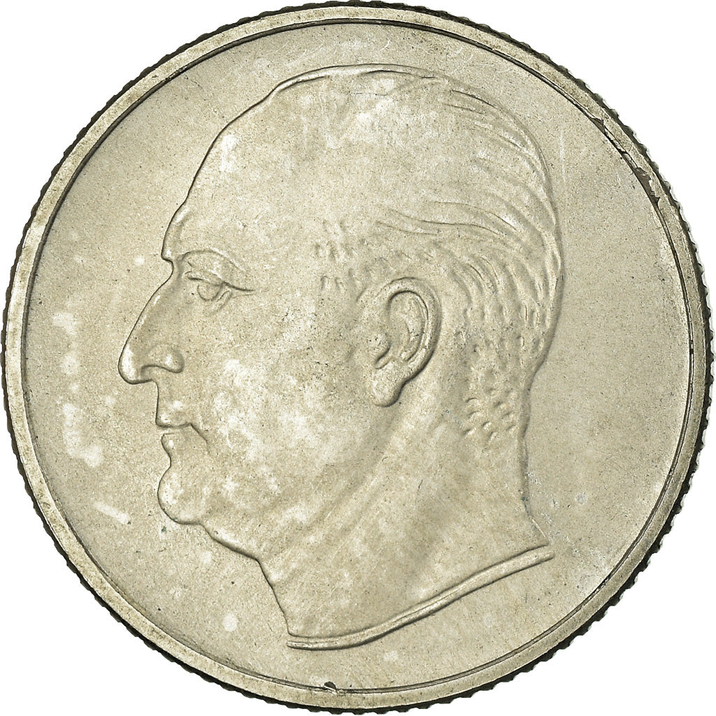 Coin, Norway, Olav V, 50 Öre, 1973, MS(63), Copper-nickel, KM:408