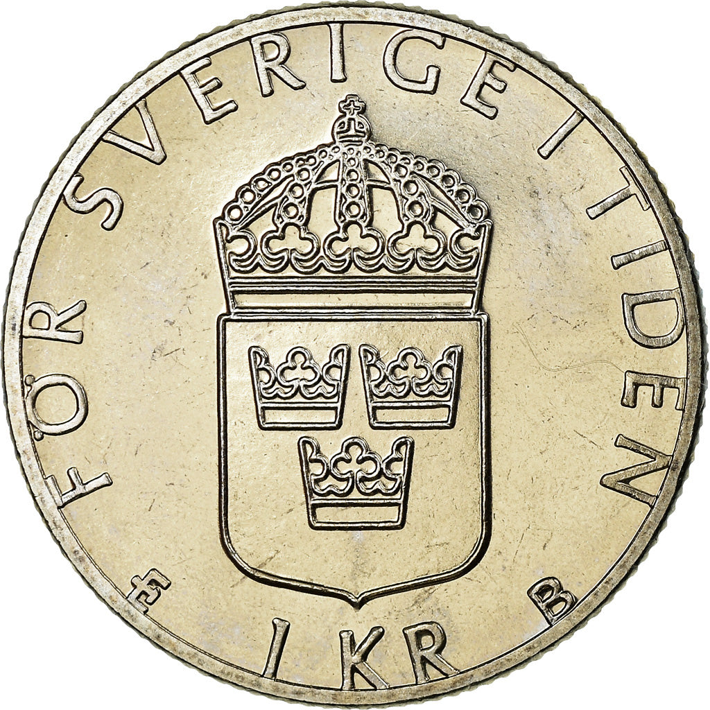 Coin, Sweden, Carl XVI Gustaf, Krona, 1994, MS(63), Copper-nickel, KM:852a