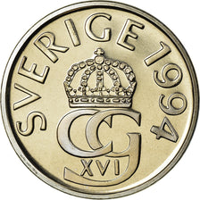 Coin, Sweden, Carl XVI Gustaf, 5 Kronor, 1994, MS(63), Copper-Nickel Clad