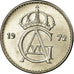 Moneda, Suecia, Gustaf VI, 10 Öre, 1972, SC, Cobre - níquel, KM:835