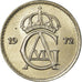 Coin, Sweden, Gustaf VI, 25 Öre, 1972, MS(63), Copper-nickel, KM:836