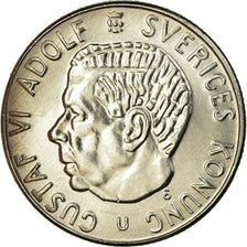 Coin, Sweden, Gustaf VI, Krona, 1972, MS(63), Copper-Nickel Clad Copper, KM:826a