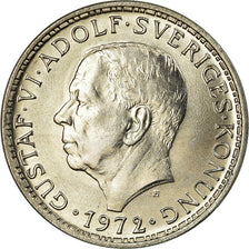 Coin, Sweden, Gustaf VI, 5 Kronor, 1972, MS(63), Copper-Nickel Clad Nickel