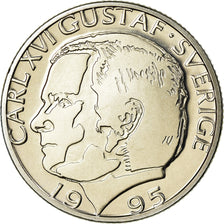 Coin, Sweden, Carl XVI Gustaf, Krona, 1995, MS(63), Copper-nickel, KM:852a