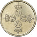 Coin, Norway, Olav V, 25 Öre, 1974, MS(63), Copper-nickel, KM:417
