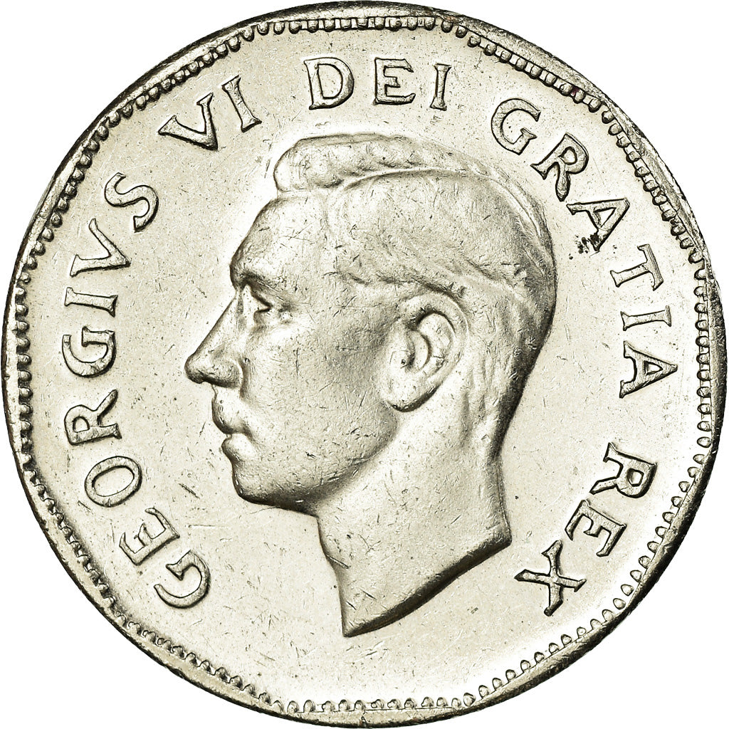 Coin, Canada, 5 Cents, 1951, Royal Canadian Mint, EF(40-45), Nickel