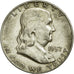 Coin, United States, Franklin Half Dollar, Half Dollar, 1957, U.S. Mint, Denver