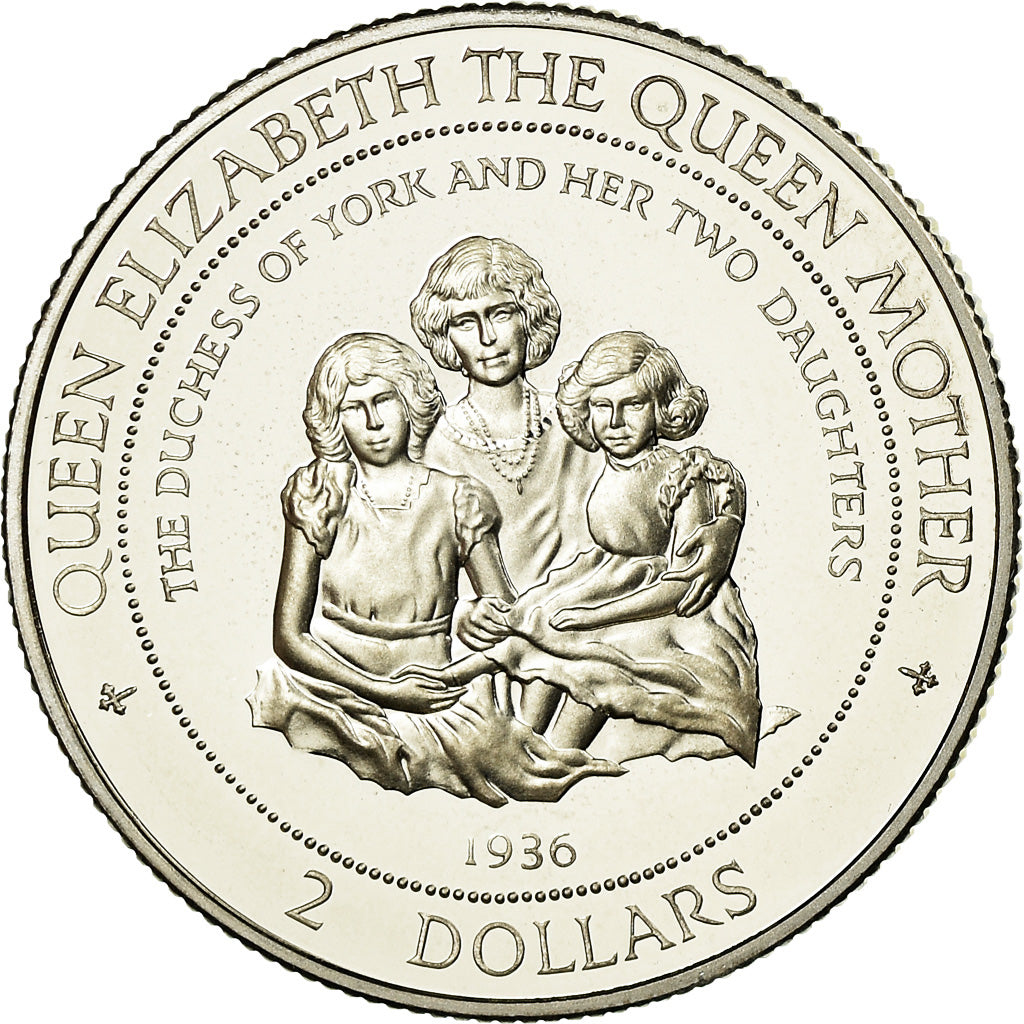 Coin, Cook Islands, Elizabeth II, 2 Dollars, 1997, Franklin Mint, Proof, MS(63)