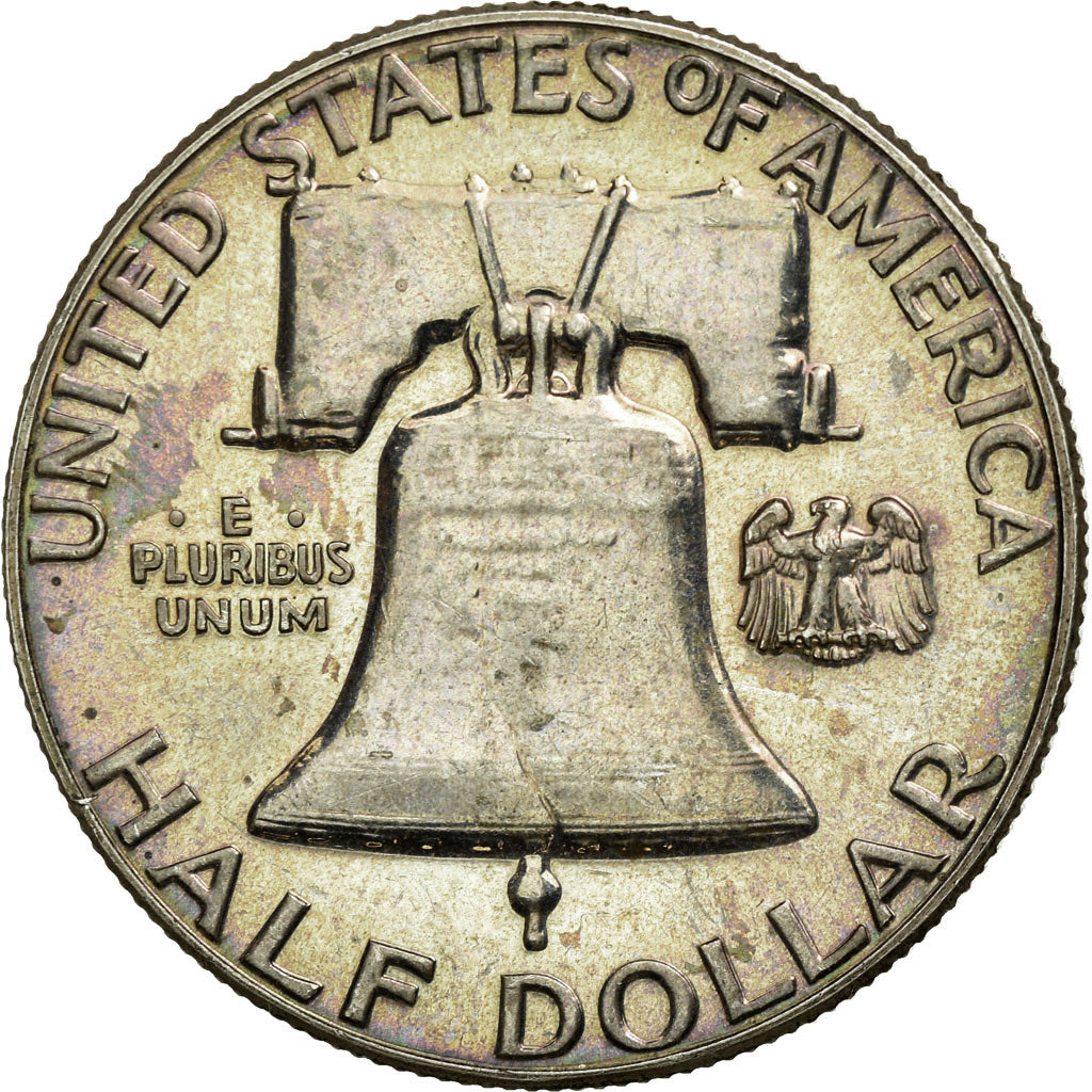 Coin, United States, Franklin Half Dollar, Half Dollar, 1957, U.S. Mint