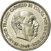 Moneda, España, Caudillo and regent, 5 Pesetas, 1949, MBC, Níquel, KM:778