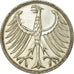 Coin, GERMANY - FEDERAL REPUBLIC, 5 Mark, 1973, Stuttgart, EF(40-45), Silver