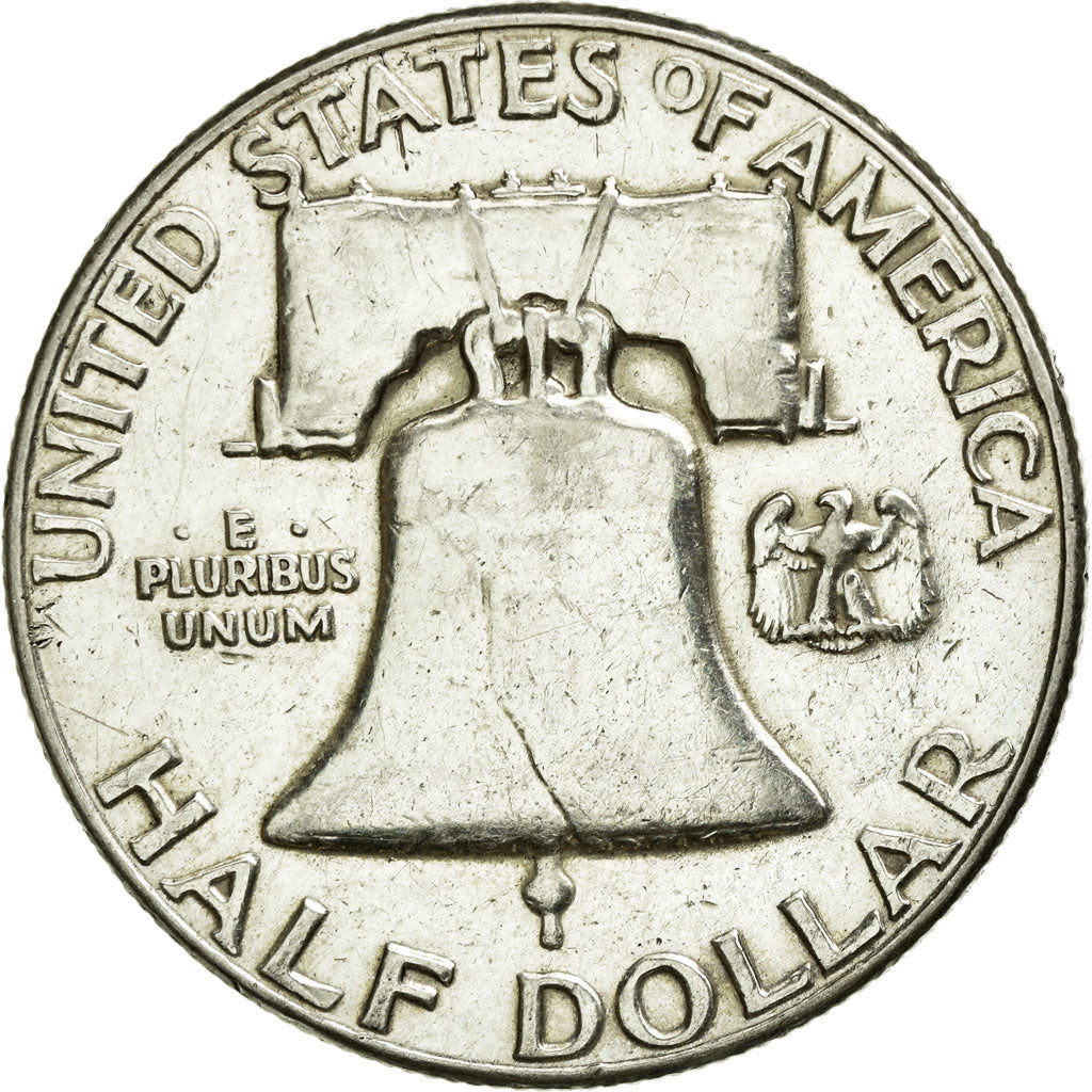 Coin, United States, Franklin Half Dollar, Half Dollar, 1957, U.S. Mint