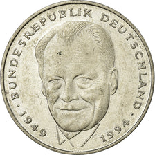 Coin, GERMANY - FEDERAL REPUBLIC, 2 Mark, 1994, Karlsruhe, EF(40-45)