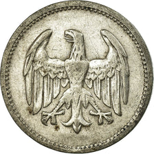 Coin, GERMANY, WEIMAR REPUBLIC, Mark, 1924, Berlin, EF(40-45), Silver, KM:42