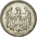 Coin, GERMANY, WEIMAR REPUBLIC, Mark, 1924, Berlin, EF(40-45), Silver, KM:42