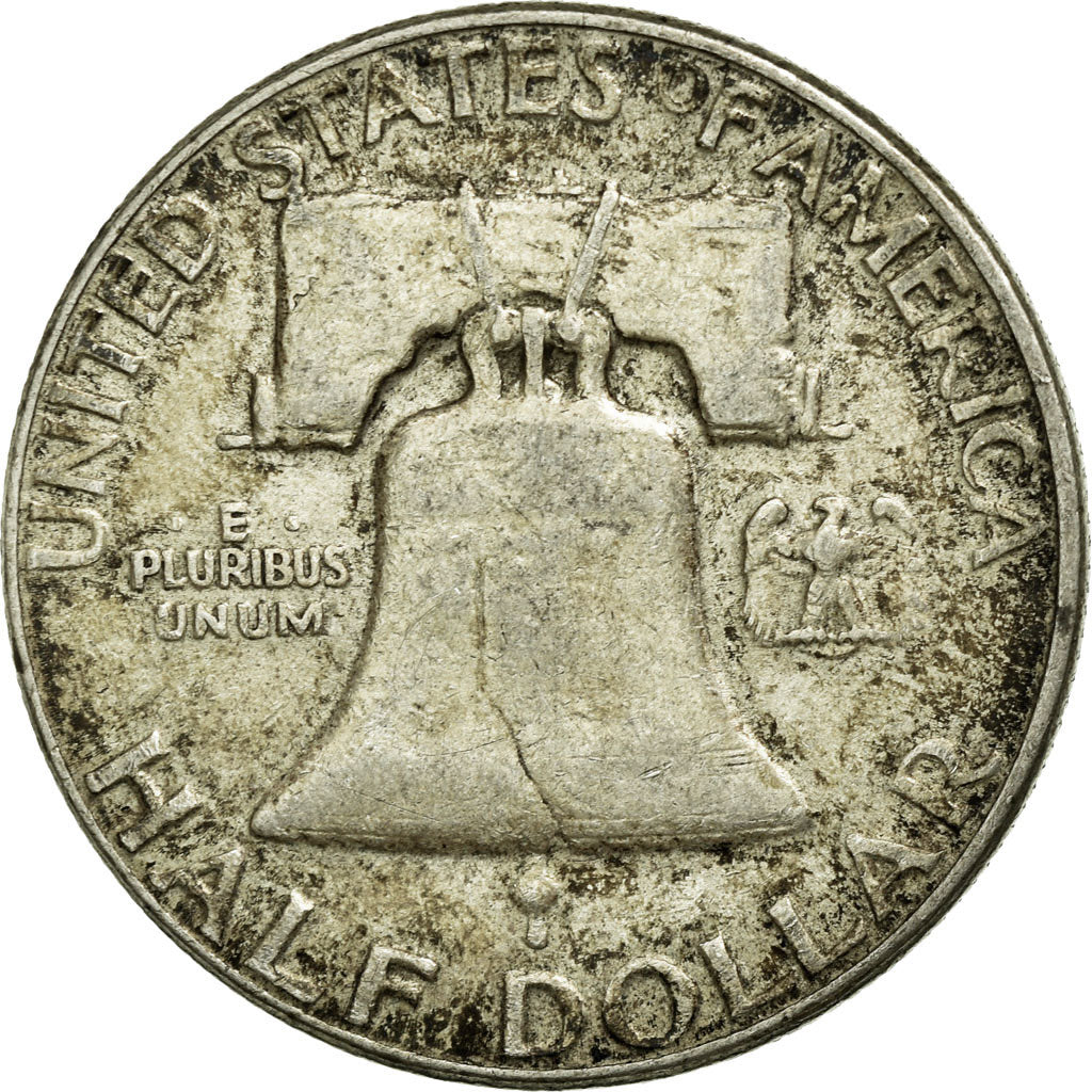 Coin, United States, Franklin Half Dollar, Half Dollar, 1957, U.S. Mint