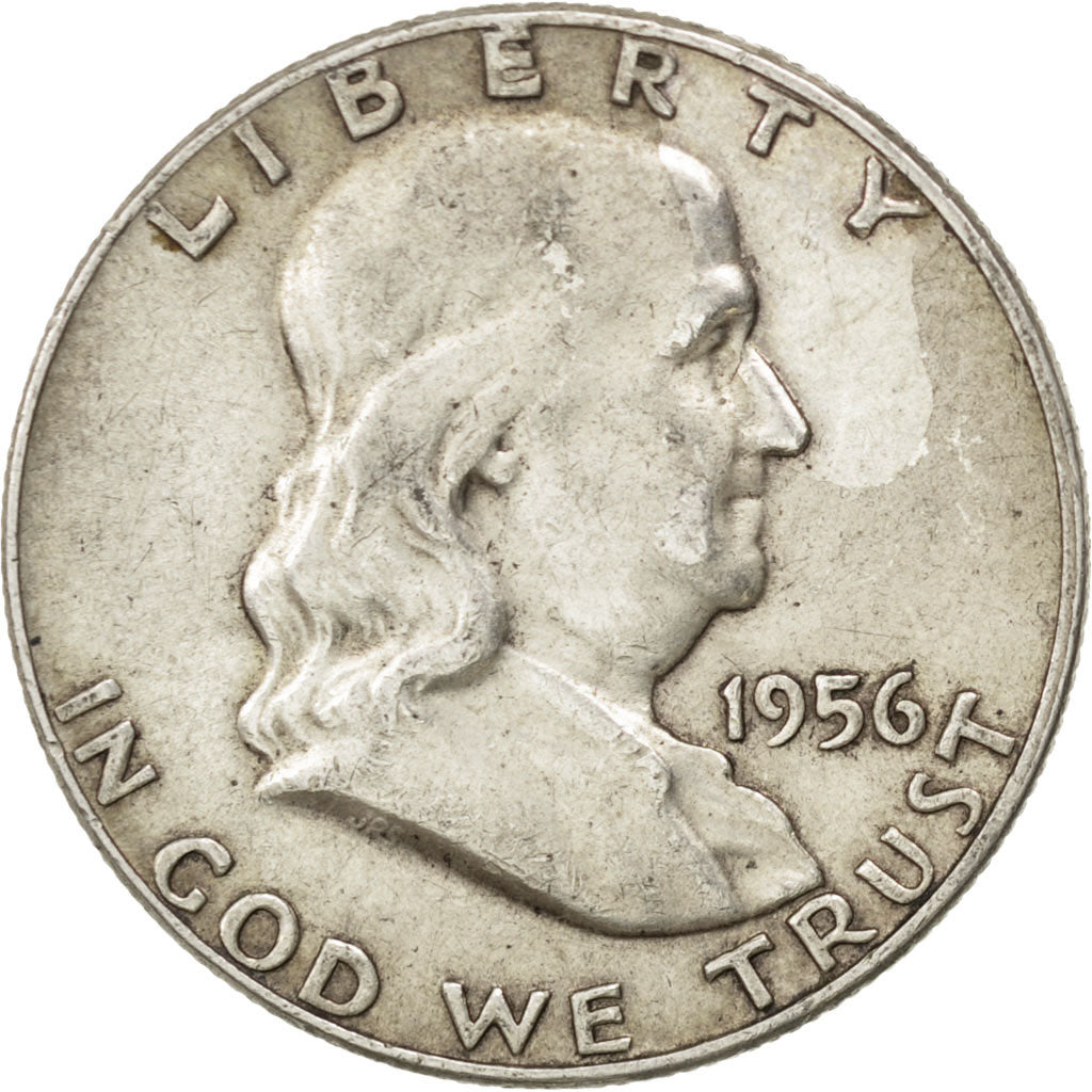 UNITED STATES, Franklin Half Dollar, Half Dollar, 1956, U.S. Mint, KM #199,...