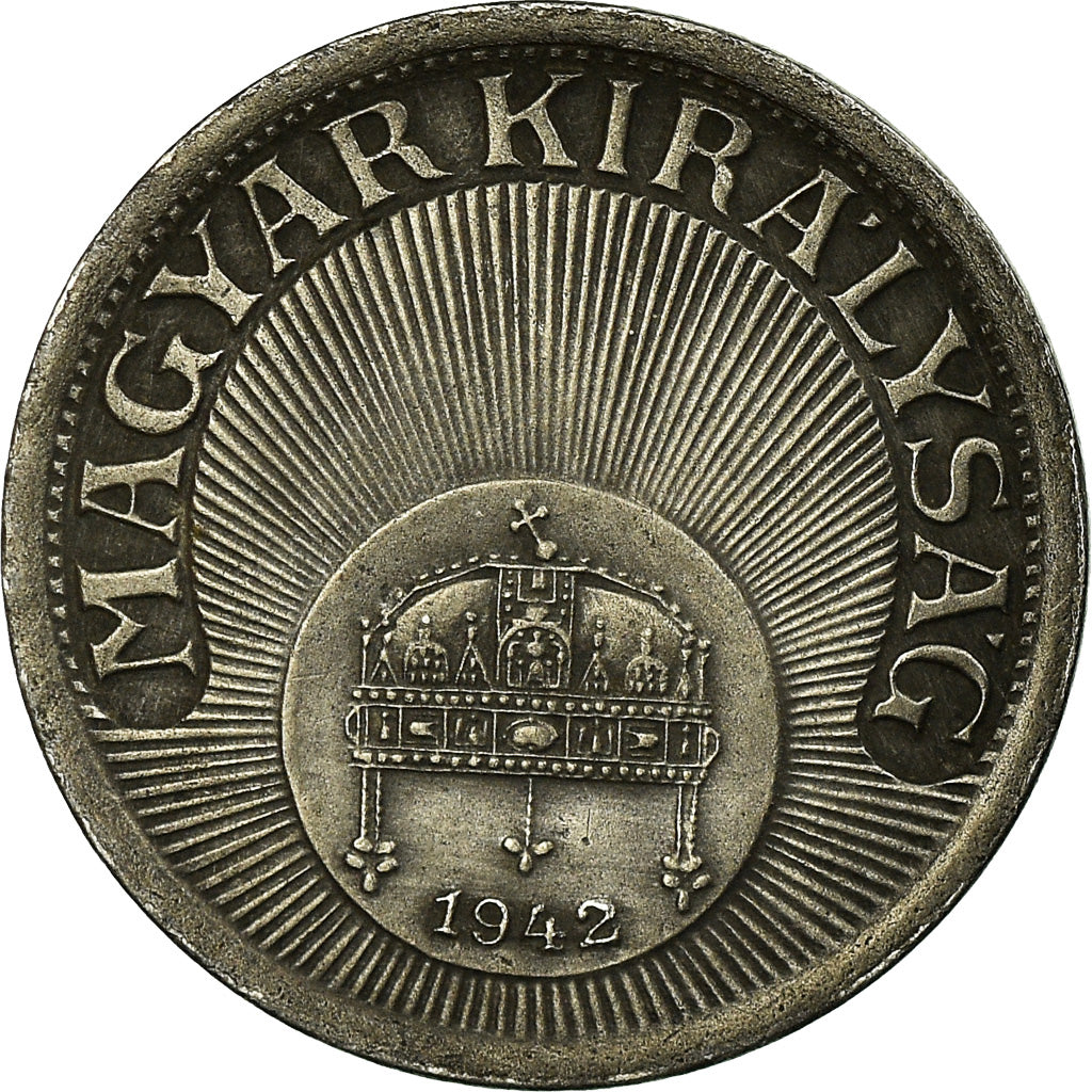 Coin, Hungary, 10 Filler, 1942, Budapest, EF(40-45), Steel, KM:507a
