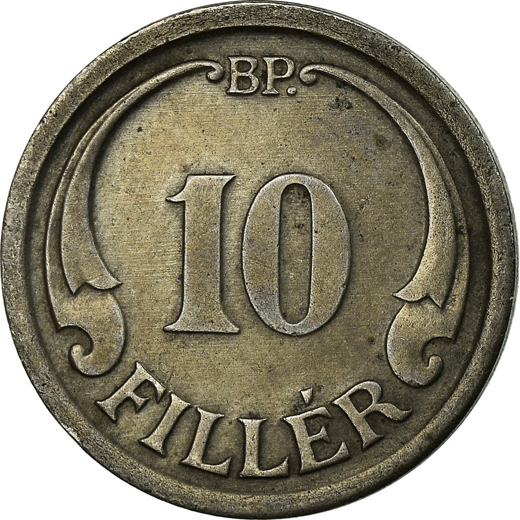 Coin, Hungary, 10 Filler, 1942, Budapest, EF(40-45), Steel, KM:507a