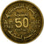 Münze, Marokko, Mohammed V, 50 Centimes, 1945, Paris, SS, Aluminum-Bronze