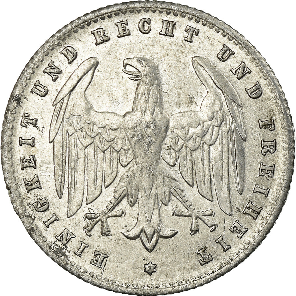 Coin, GERMANY, WEIMAR REPUBLIC, 200 Mark, 1923, Munich, AU(55-58), Aluminum