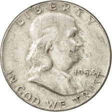 UNITED STATES, Franklin Half Dollar, Half Dollar, 1954, U.S. Mint, KM #199,...