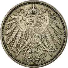 Coin, GERMANY - EMPIRE, Wilhelm II, 10 Pfennig, 1911, Hambourg, EF(40-45)