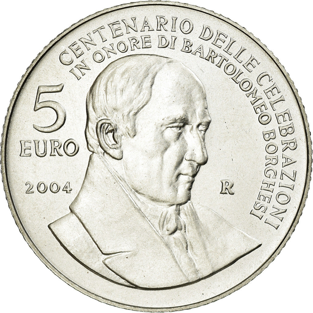 Coin, San Marino, 5 Euro, 2004, Rome, MS(64), Silver, KM:458
