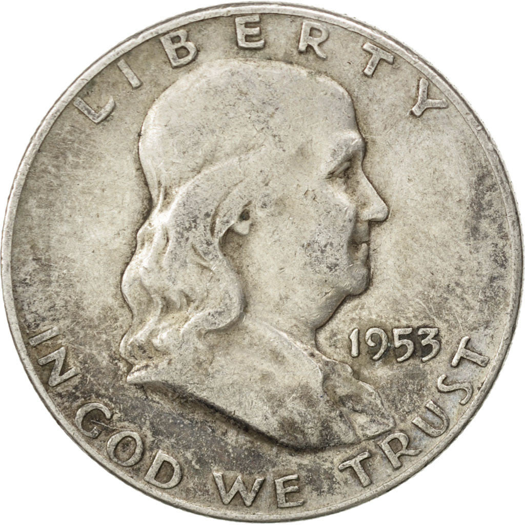 UNITED STATES, Franklin Half Dollar, Half Dollar, 1953, U.S. Mint, KM #199,...