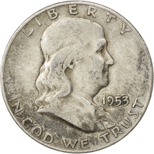 UNITED STATES, Franklin Half Dollar, Half Dollar, 1953, U.S. Mint, KM #199,...