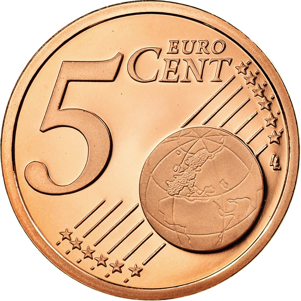 Monaco, 5 Euro Cent, 2006, Proof, MS(65-70), Copper Plated Steel, KM:190