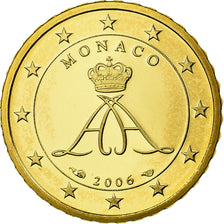 Monaco, 10 Euro Cent, 2006, Proof, STGL, Messing, KM:181