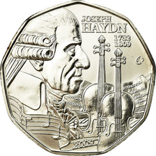 Austria, 5 Euro, Joseph Haydn, 2009, MS(65-70), Silver, KM:3170